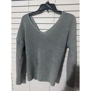 Open back sweater